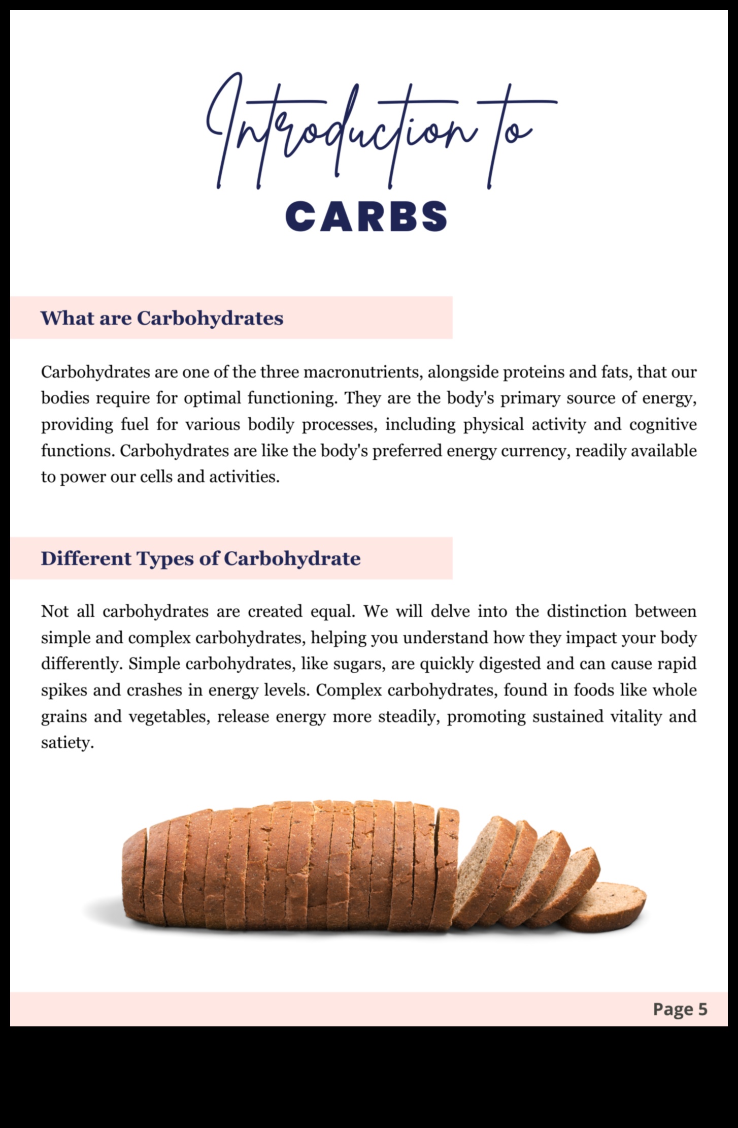 Carbohidrații Combustibilul pentru vitalitatea ta 5 Alimentarea vitalității: rolul carbohidraților în dieta ta