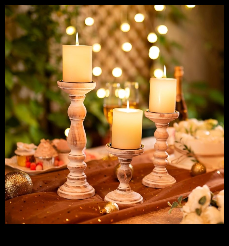 Suporturi de lumânări din lemn O completare naturală și elegantă pentru casa ta 5 Suporturi de lumânări din lemn: creați lumini ambientale pentru casa dvs