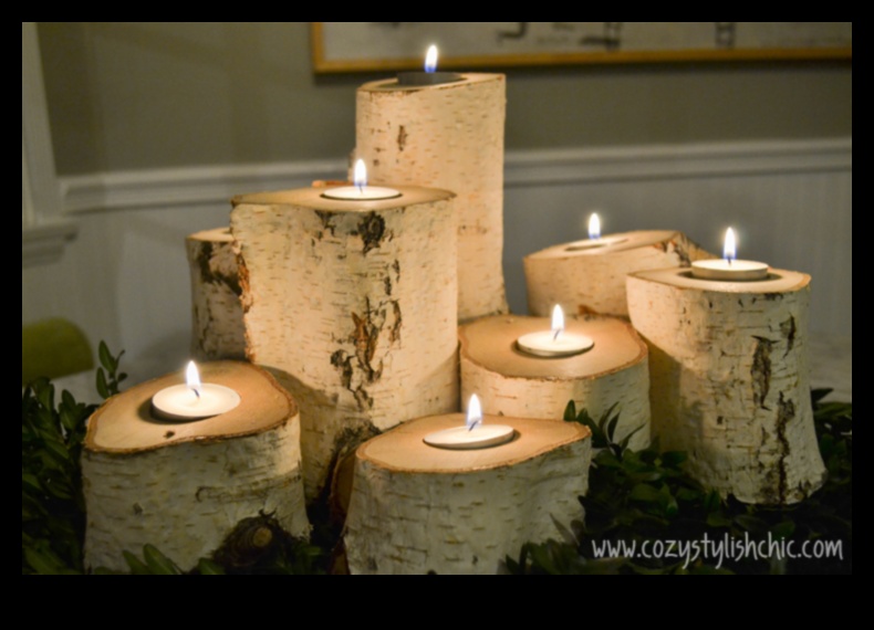 Suporturi de lumânări din lemn O completare naturală și elegantă pentru casa ta 3 Suporturi de lumânări din lemn: creați lumini ambientale pentru casa dvs