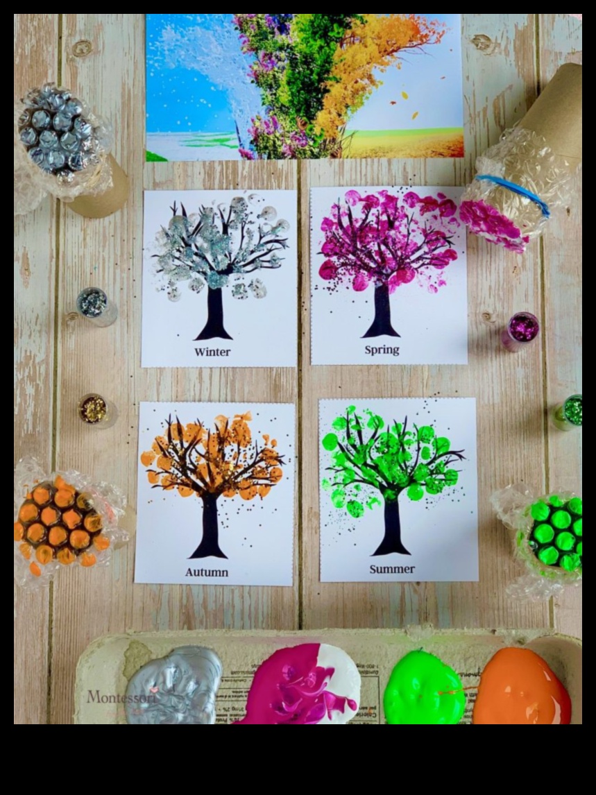 Meșteșuguri sezoniere pentru tinerii exploratori: sărbătorind fiecare perioadă a anului