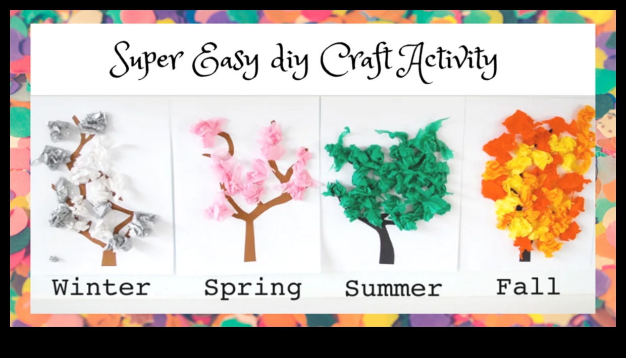 Meșteșuguri sezoniere pentru tinerii exploratori: sărbătorind fiecare perioadă a anului