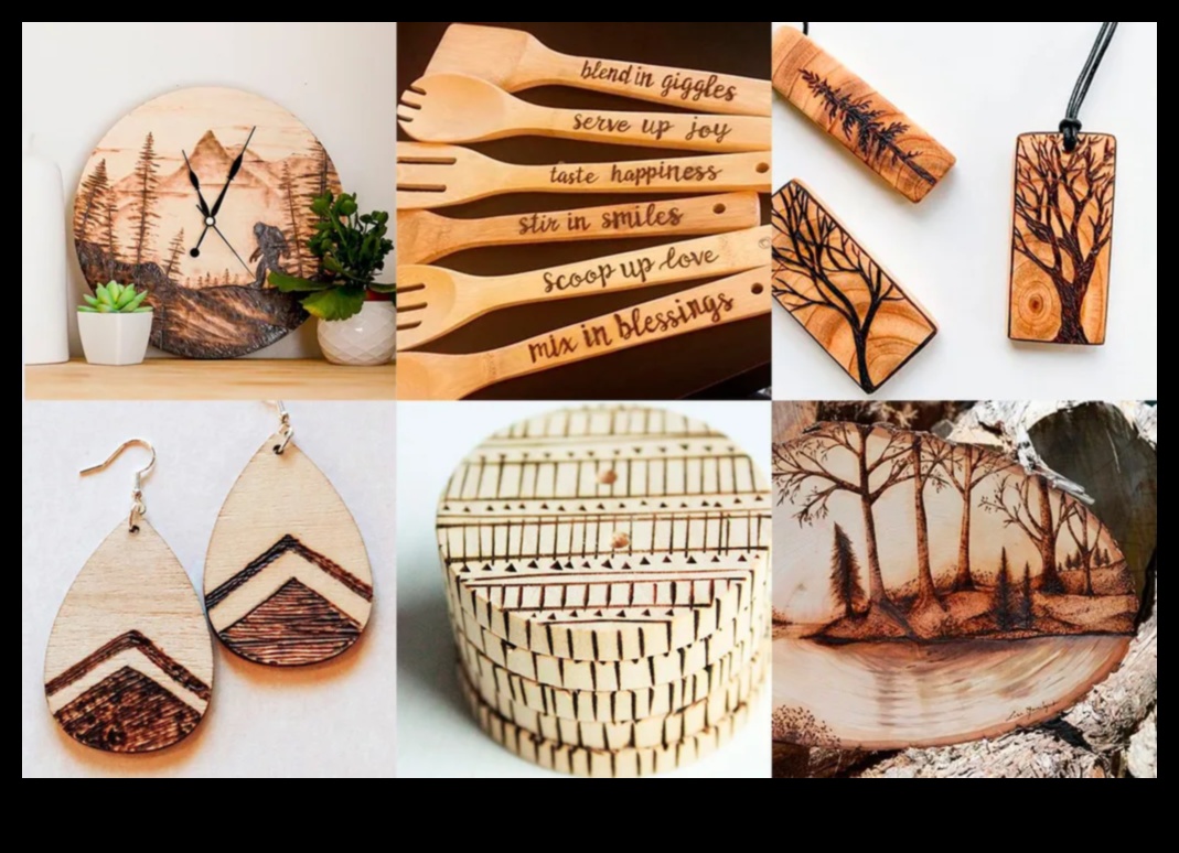 Crafting with Woodburning: Proiecte de bricolaj pentru pasionații de pirografie