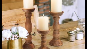 Suporturi de lumânări din lemn: creați lumini ambientale pentru casa dvs